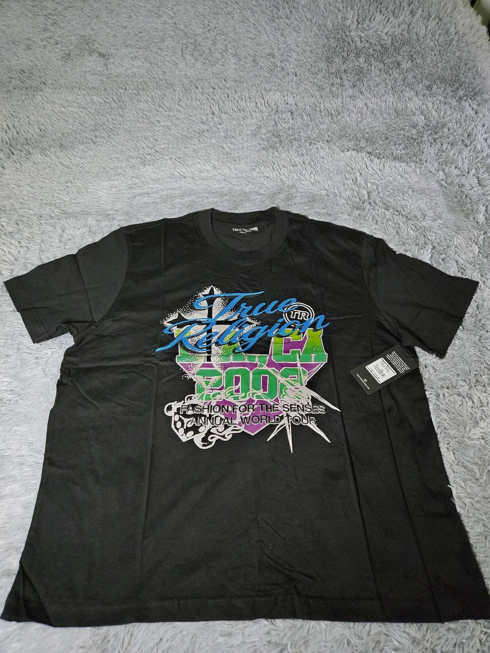 True Religion Men's Graphic Short Sleeve T-Shirt Size XL